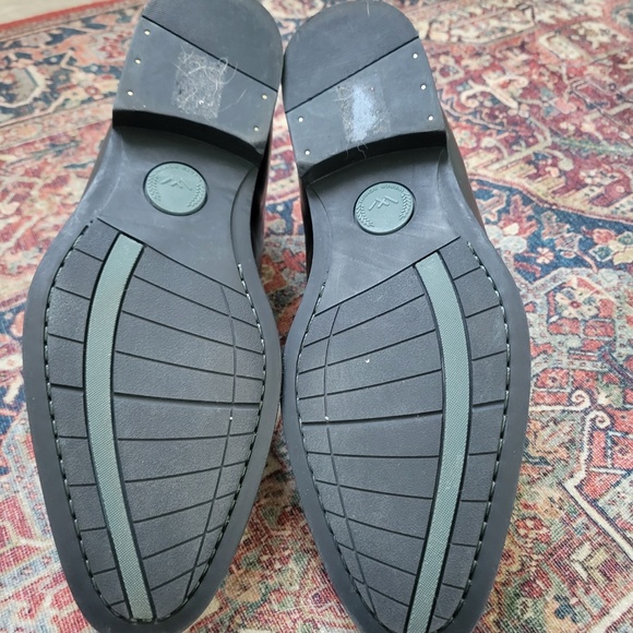 Weber Schuh - Plain Toe Blucher Black Derby Shoes US Men's size 8.5 - Picture 3 of 6